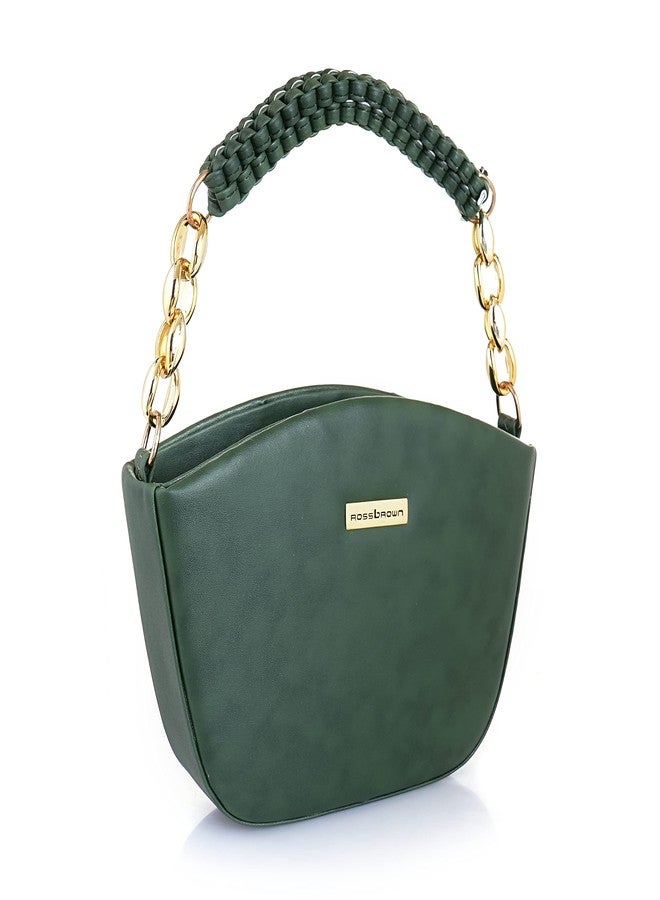 Ross Brown Modish Sling Bag for Women/Girls (Green) - Image 5
